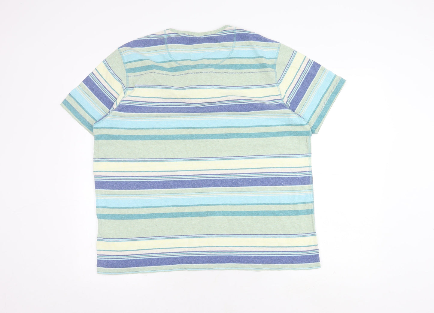 Unisex Adults UK Size L Mantaray Multicoloured Basic T-Shirt