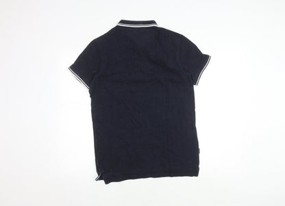 Superdry Men's Blue Polo Shirt Medium