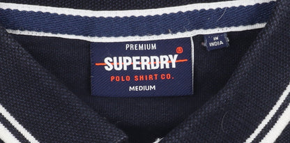 Superdry Men's Blue Polo Shirt Medium