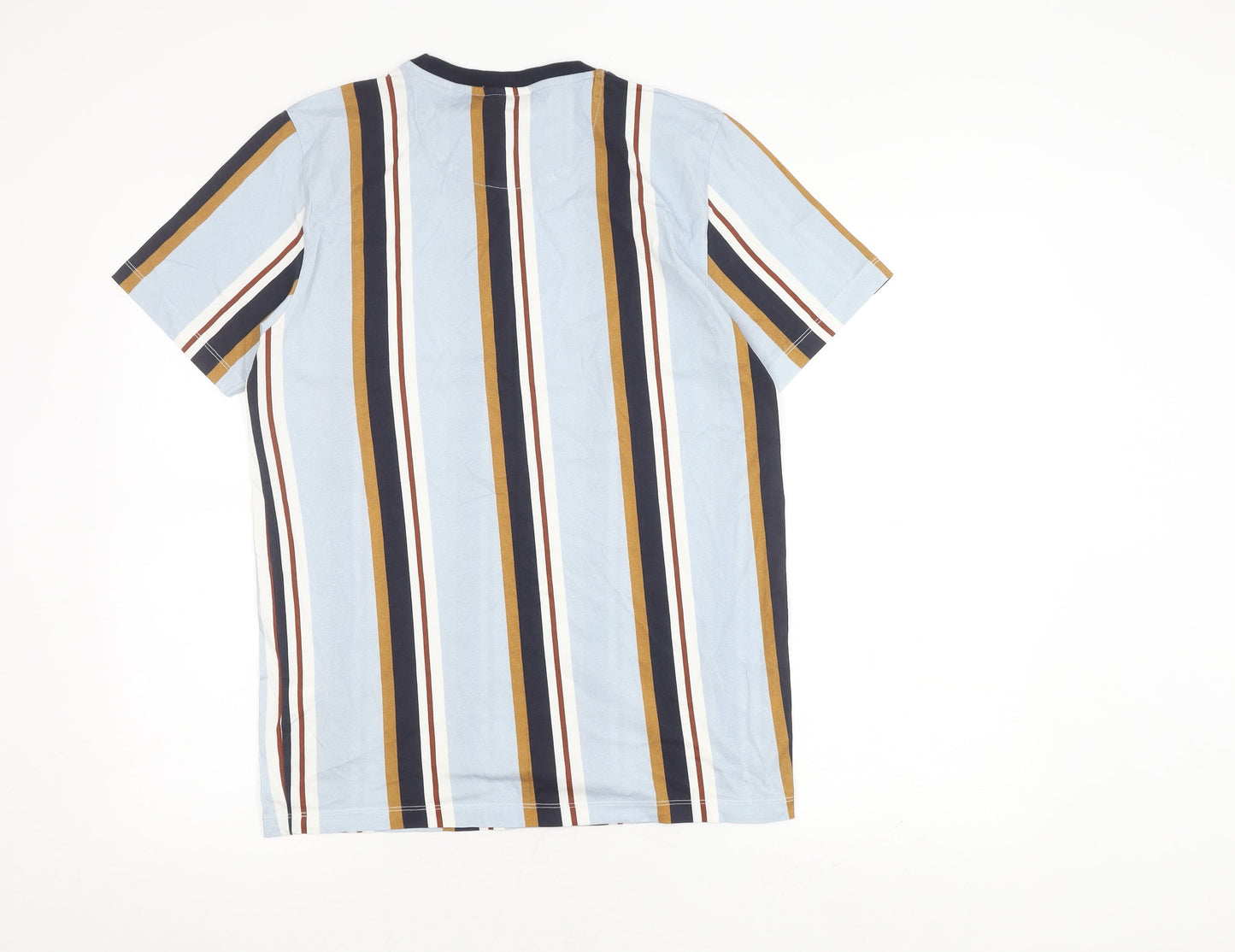 Next Men's Multicoloured Striped Slim Fit T-Shirt M