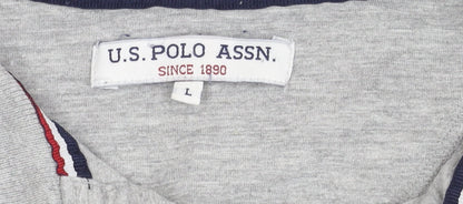 U.S. Polo Assn. Men's Grey Polo Shirt L