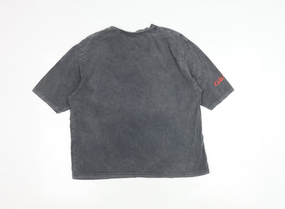 Unisex Adults UK Size XS Keith Haring Grey Basic T-Shirt