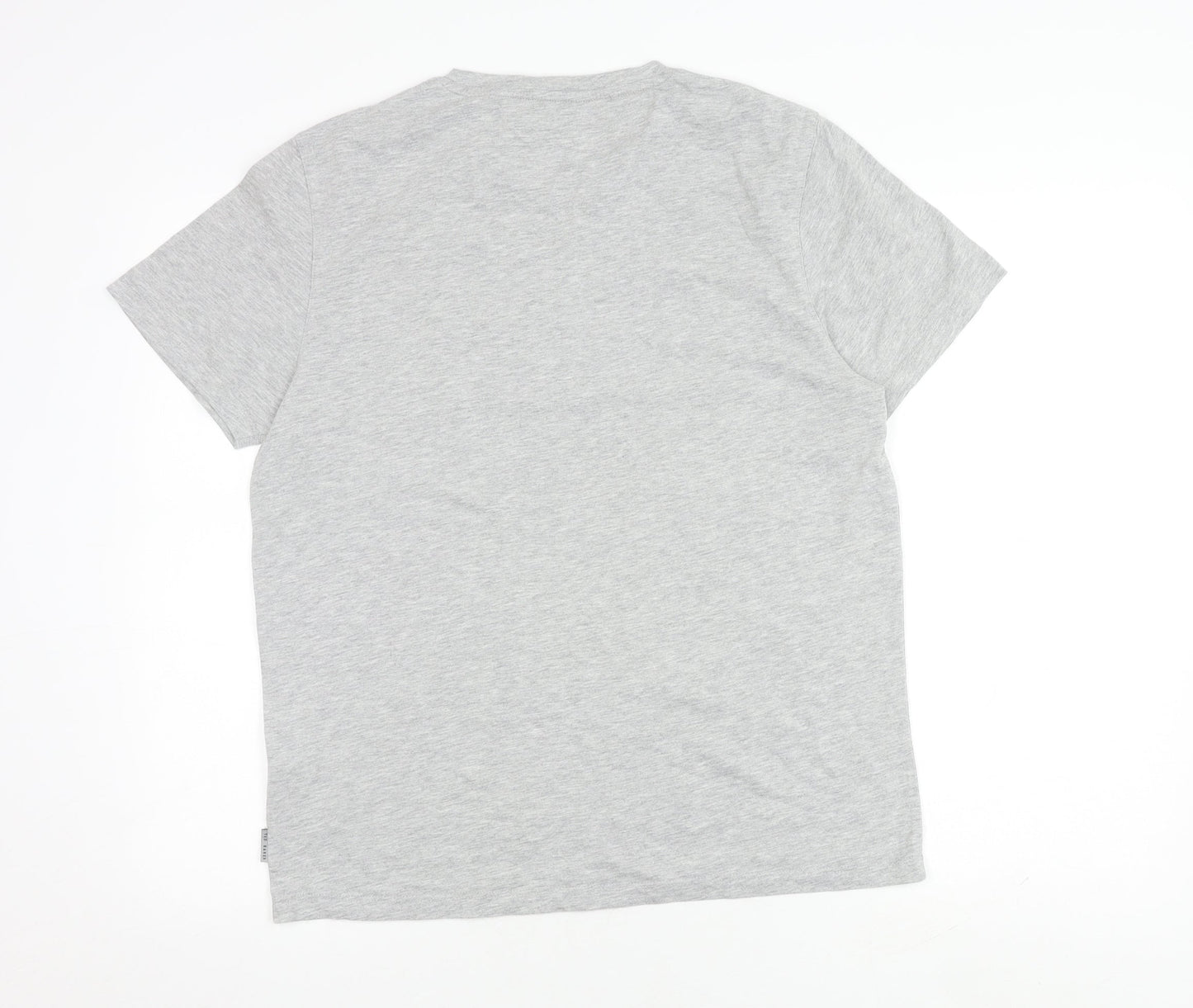 Ted Baker Men's Grey Graphic Print T-Shirt, Size L