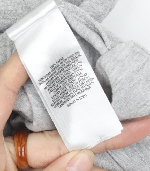 Ted Baker Men's Grey Graphic Print T-Shirt, Size L