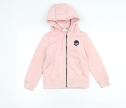 SoulCal & Co Girls Pink Hoodie Jacket 7-8 Years