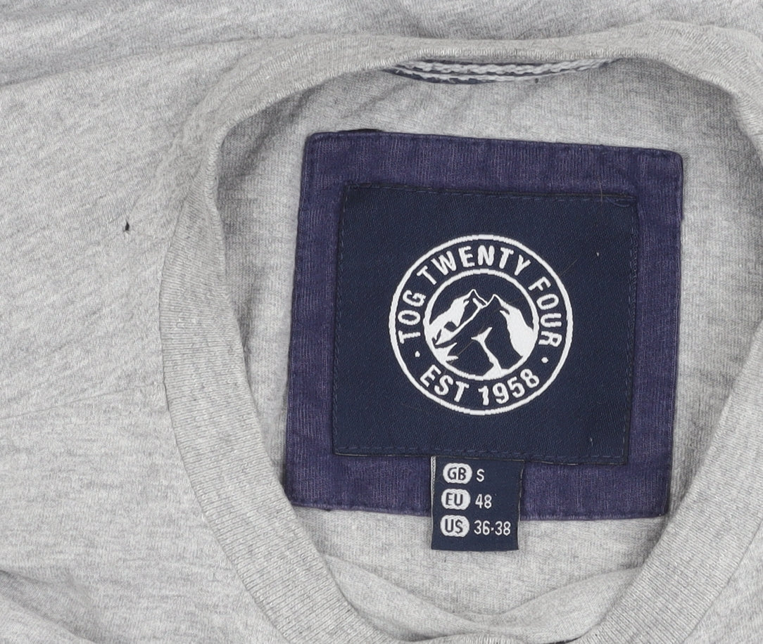 Tog Twenty Four Grey Men's T-Shirt, Size S, Crew Neck