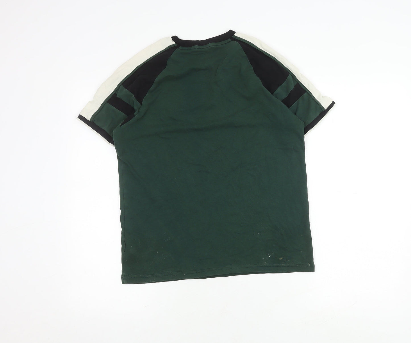 Next Men's Green Short Sleeve Crew Neck T-Shirt
