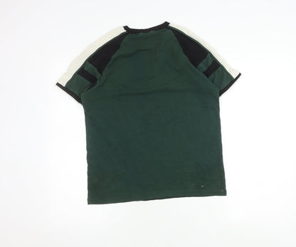 Next Men's Green Short Sleeve Crew Neck T-Shirt