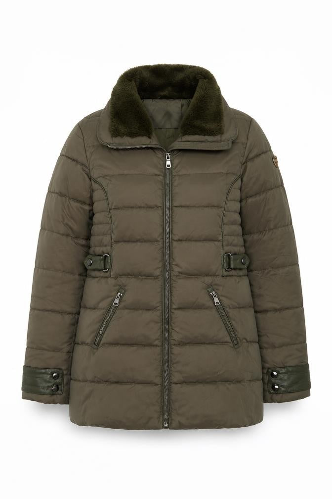 Renard Women's Green Puffer Jacket Size 12