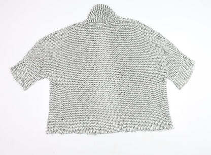Womens UK Size M New Look Multicoloured Cardigan Jumper