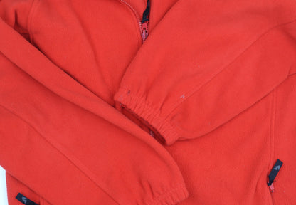 Scanda Red Fleece Jacket, Unisex, Size 14, Casual Wear