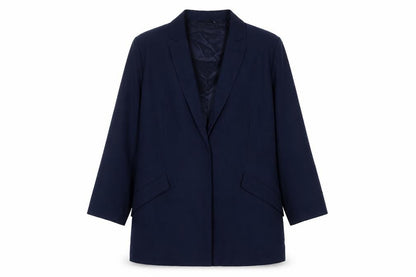 Womens UK Size M Mango Blue Basic Jacket