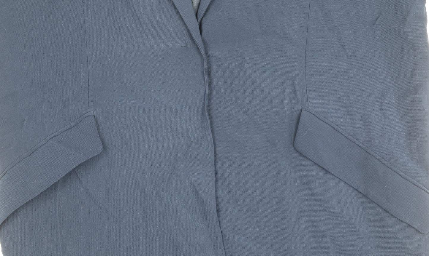 Womens UK Size M Mango Blue Basic Jacket