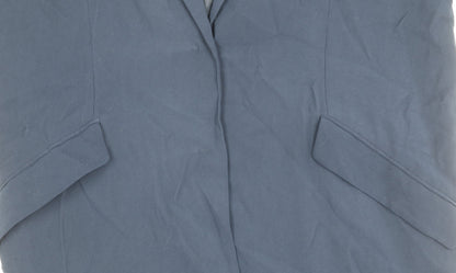 Womens UK Size M Mango Blue Basic Jacket