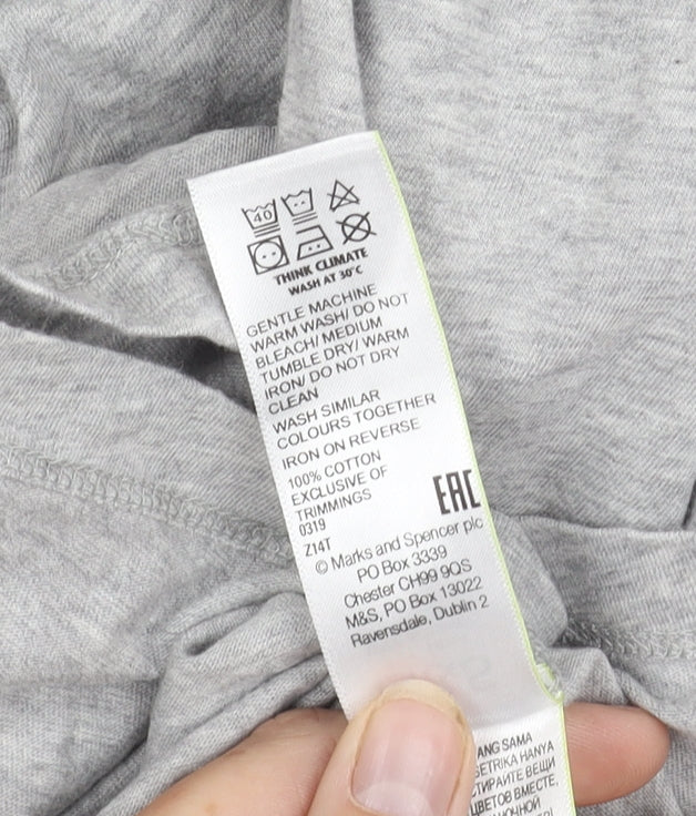 Marks and Spencer XL Grey Graphic T-Shirt for Men