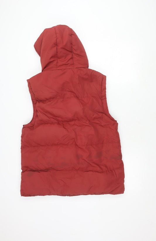 Mens UK Size M SoulCal & Co Red Puffer Jacket