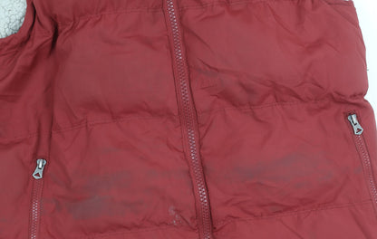 Mens UK Size M SoulCal & Co Red Puffer Jacket