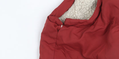 Mens UK Size M SoulCal & Co Red Puffer Jacket