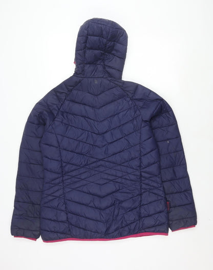 Mountain Warehouse Women's Blue Puffer Jacket Size 14