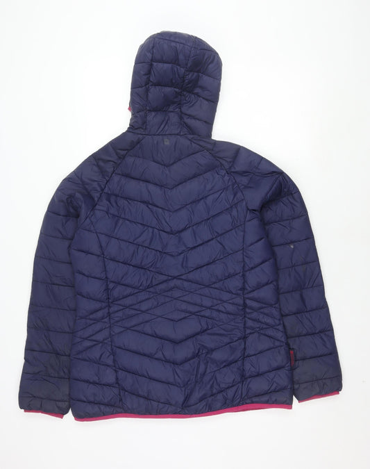 Mountain Warehouse Women's Blue Puffer Jacket Size 14