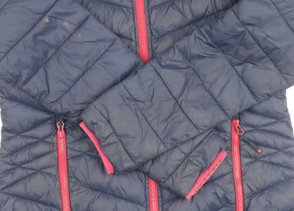 Mountain Warehouse Women's Blue Puffer Jacket Size 14