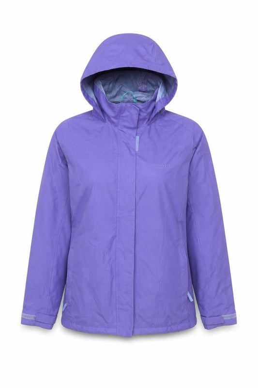 Regatta Women's Purple Waterproof Rain Jacket Size 14