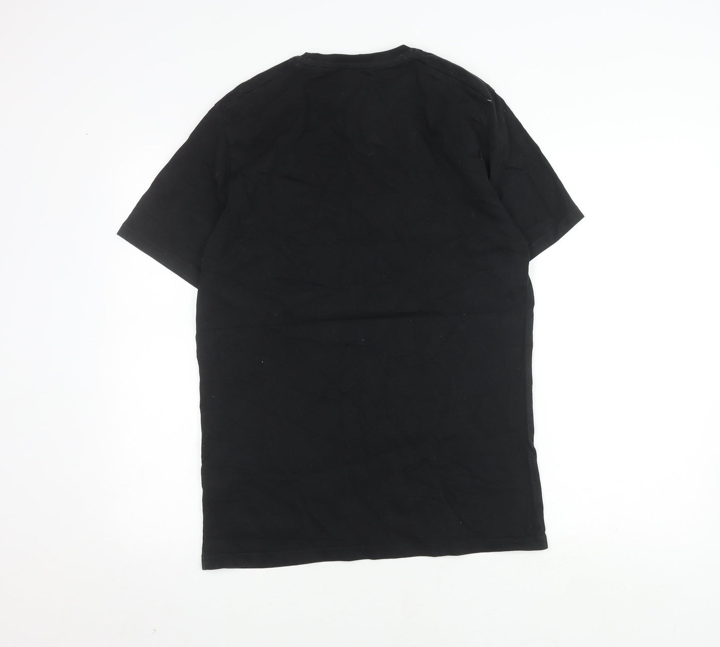 Farah Sport Men's Black Large T-Shirt, Crew Neck, Cotton