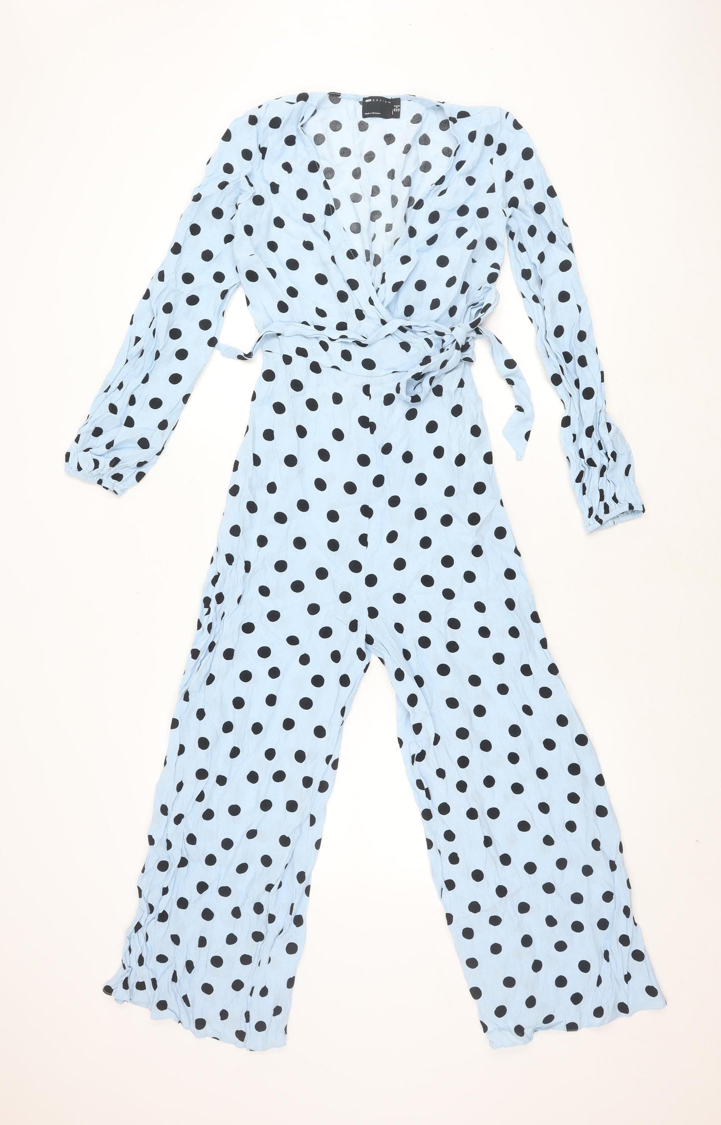 Womens UK Size 4 ASOS One-Piece Blue Jumpsuit