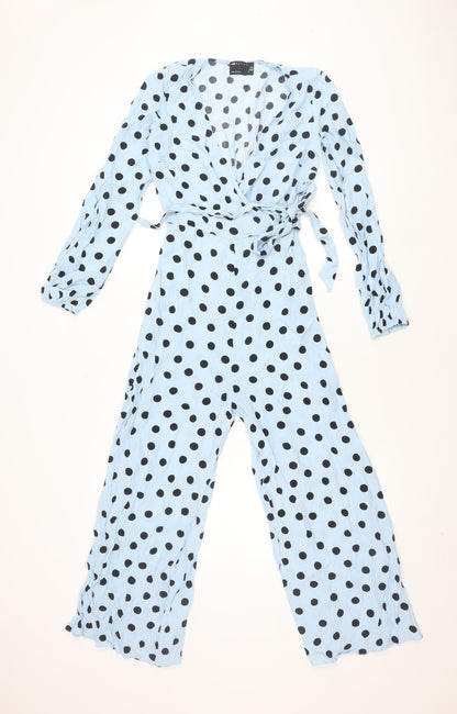 Womens UK Size 4 ASOS One-Piece Blue Jumpsuit
