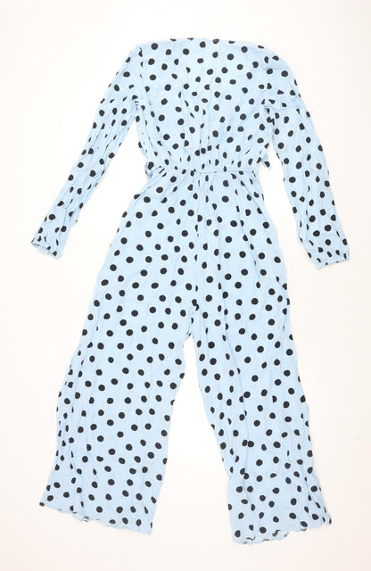 Womens UK Size 4 ASOS One-Piece Blue Jumpsuit