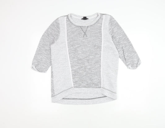 Womens UK Size S H&M Grey Pullover Jumper