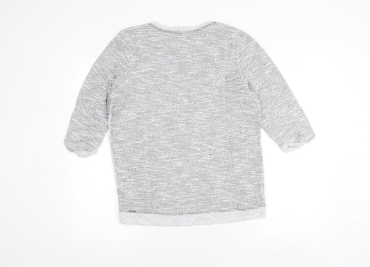 Womens UK Size S H&M Grey Pullover Jumper