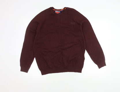 Superdry Men's Red XL Pullover Jumper