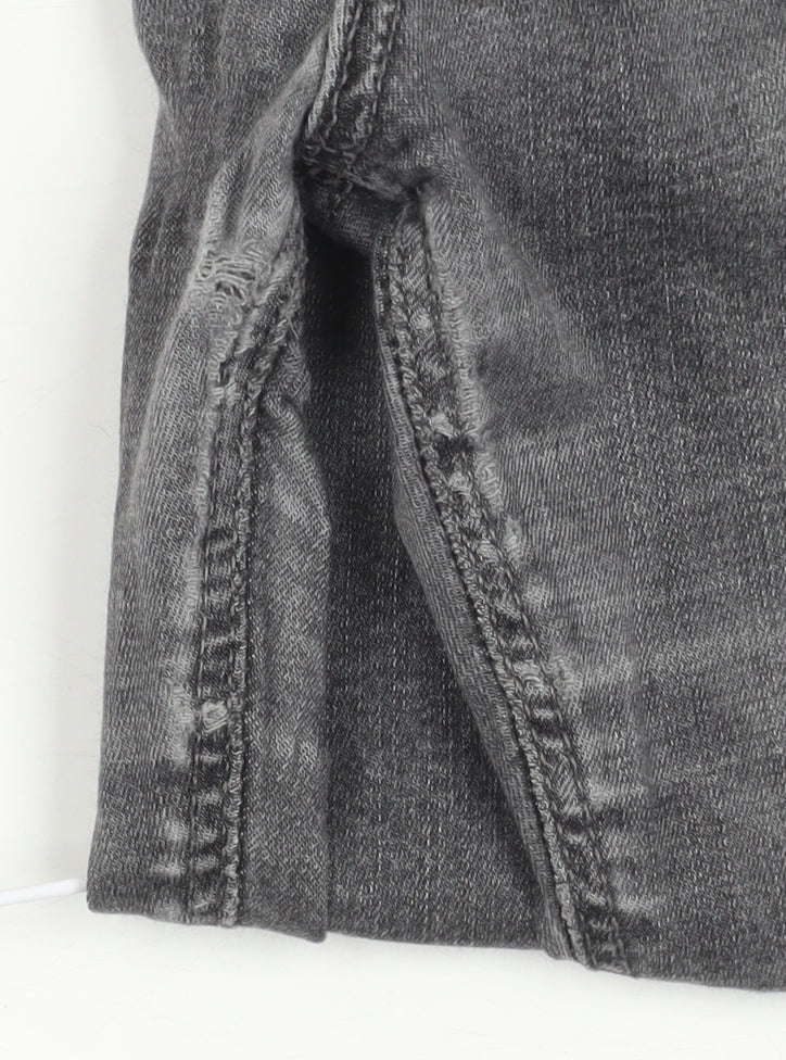 Zara Women's Grey Skinny Jeans, Size 2, Slim Fit