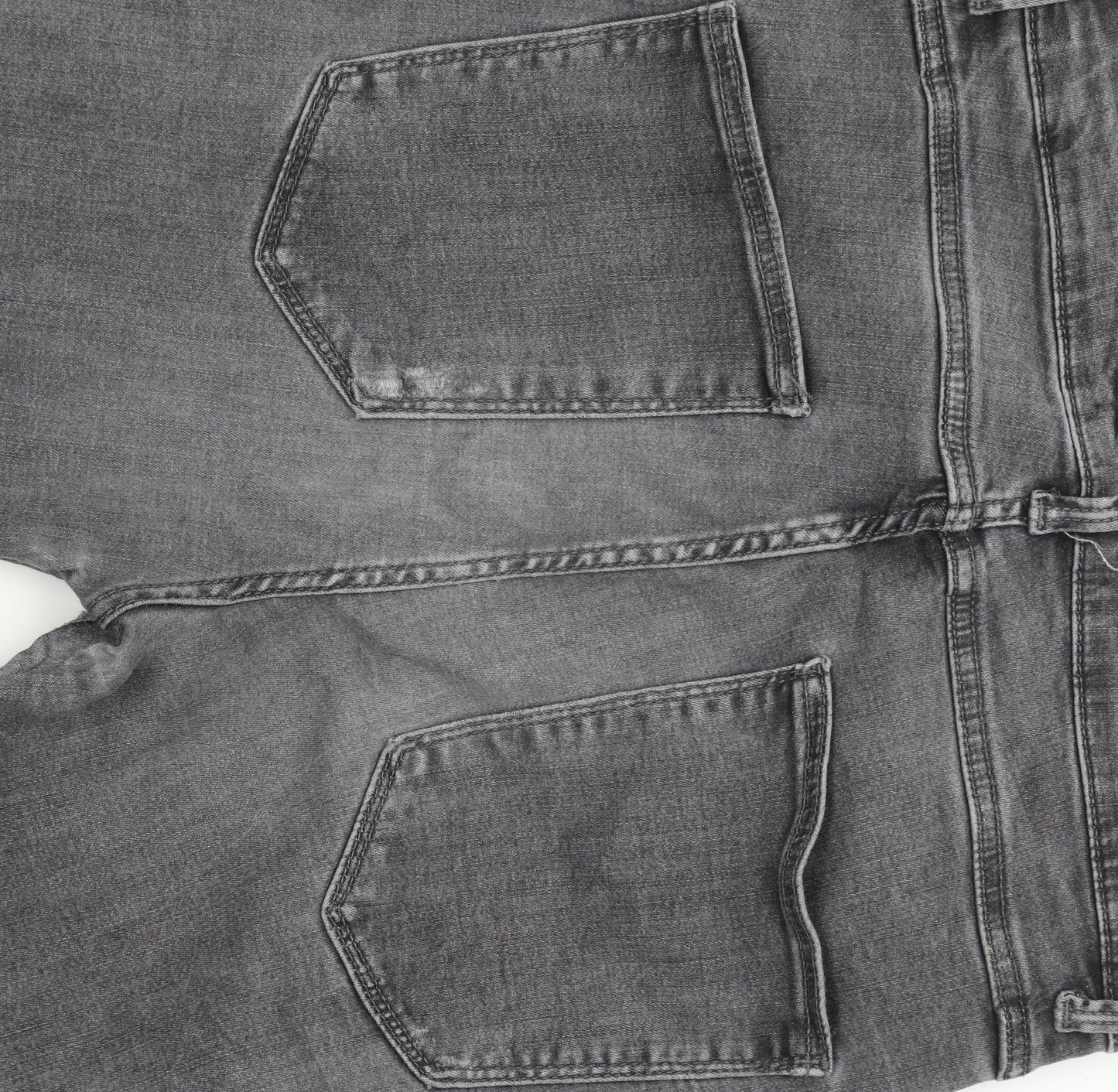 Zara Women's Grey Skinny Jeans, Size 2, Slim Fit