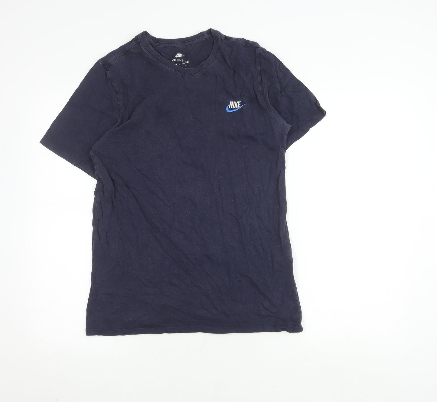 Nike Men's Blue Crew Neck T-Shirt, M