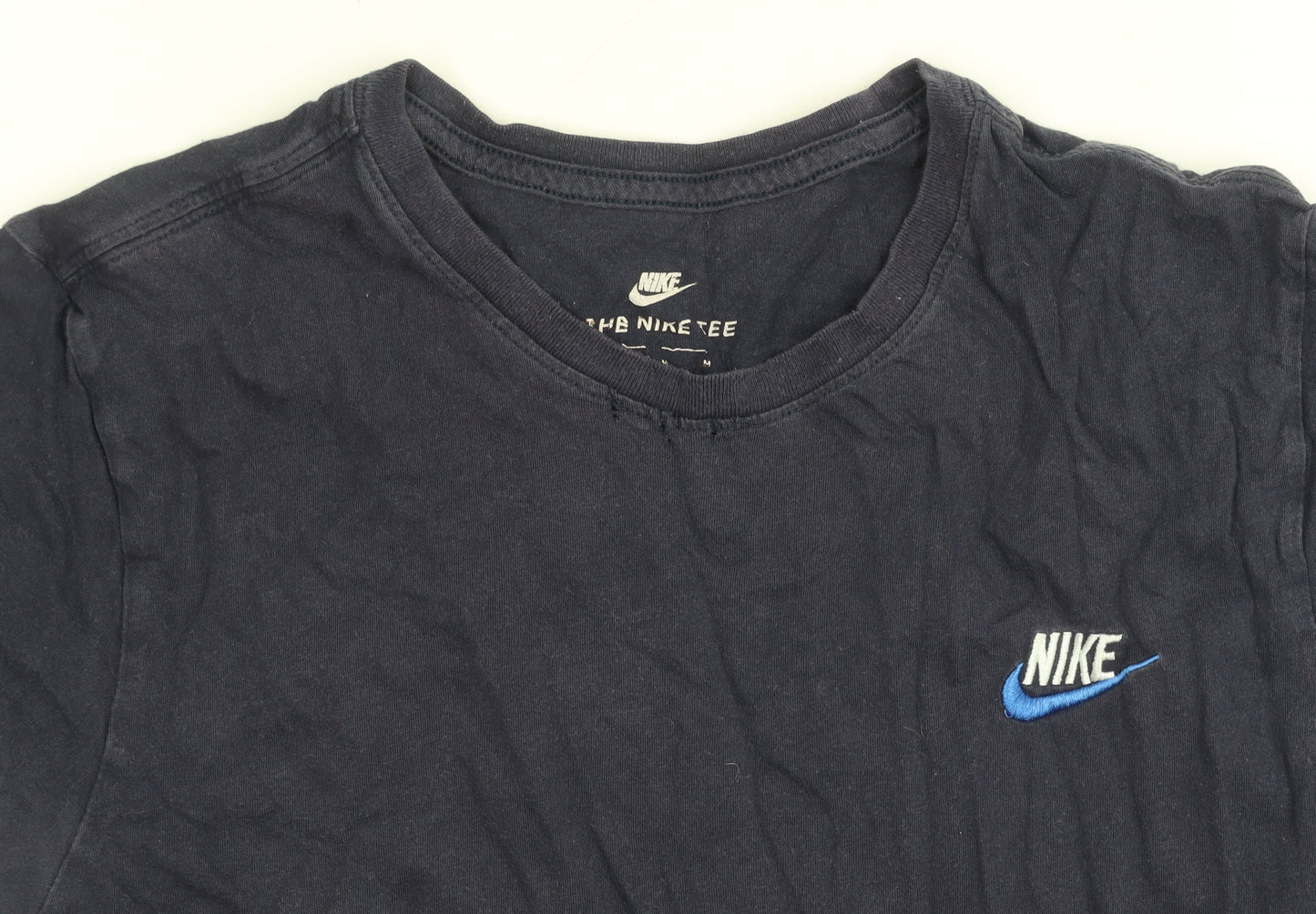 Nike Men's Blue Crew Neck T-Shirt, M