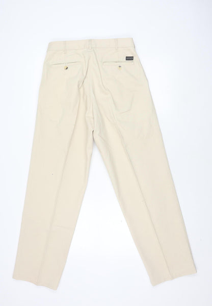 Urban Spirit Men's Beige Cotton Trousers Size 30