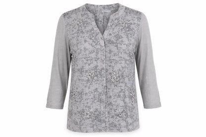 Womens UK Size 14 Marks and Spencer Grey Basic Blouse