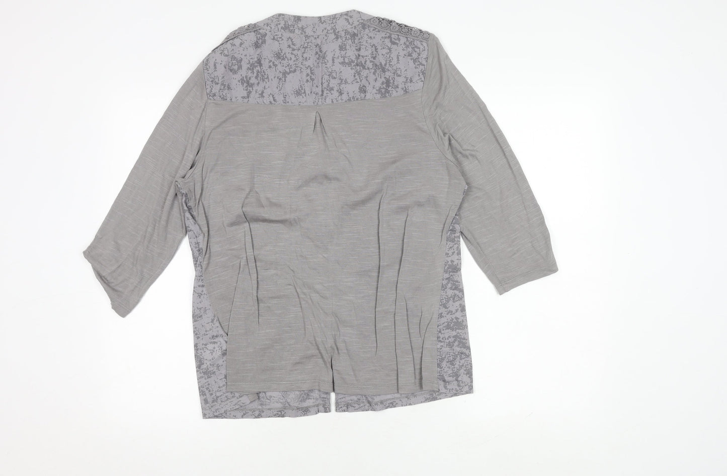 Womens UK Size 14 Marks and Spencer Grey Basic Blouse