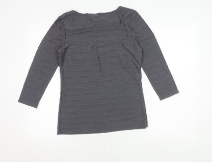 Rocha John Rocha Grey Women's T-Shirt Size 12