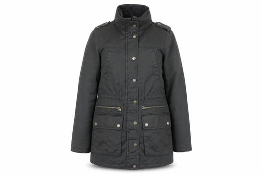 Fat Face Women's Black Parka Jacket Size 8