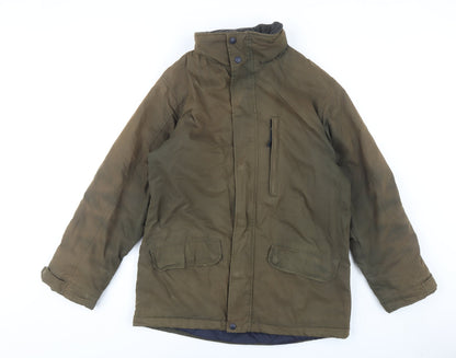 Mens UK Size S Peter Storm Green Parka Coat