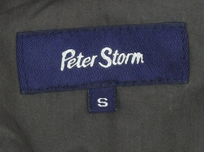 Mens UK Size S Peter Storm Green Parka Coat
