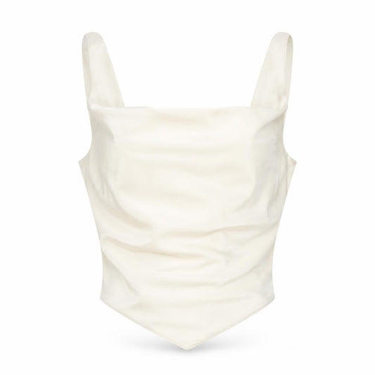 Abercrombie & Fitch Women's Beige Tank Top L