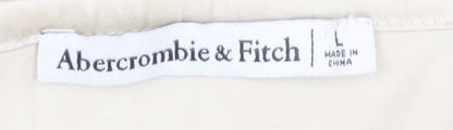 Abercrombie & Fitch Women's Beige Tank Top L