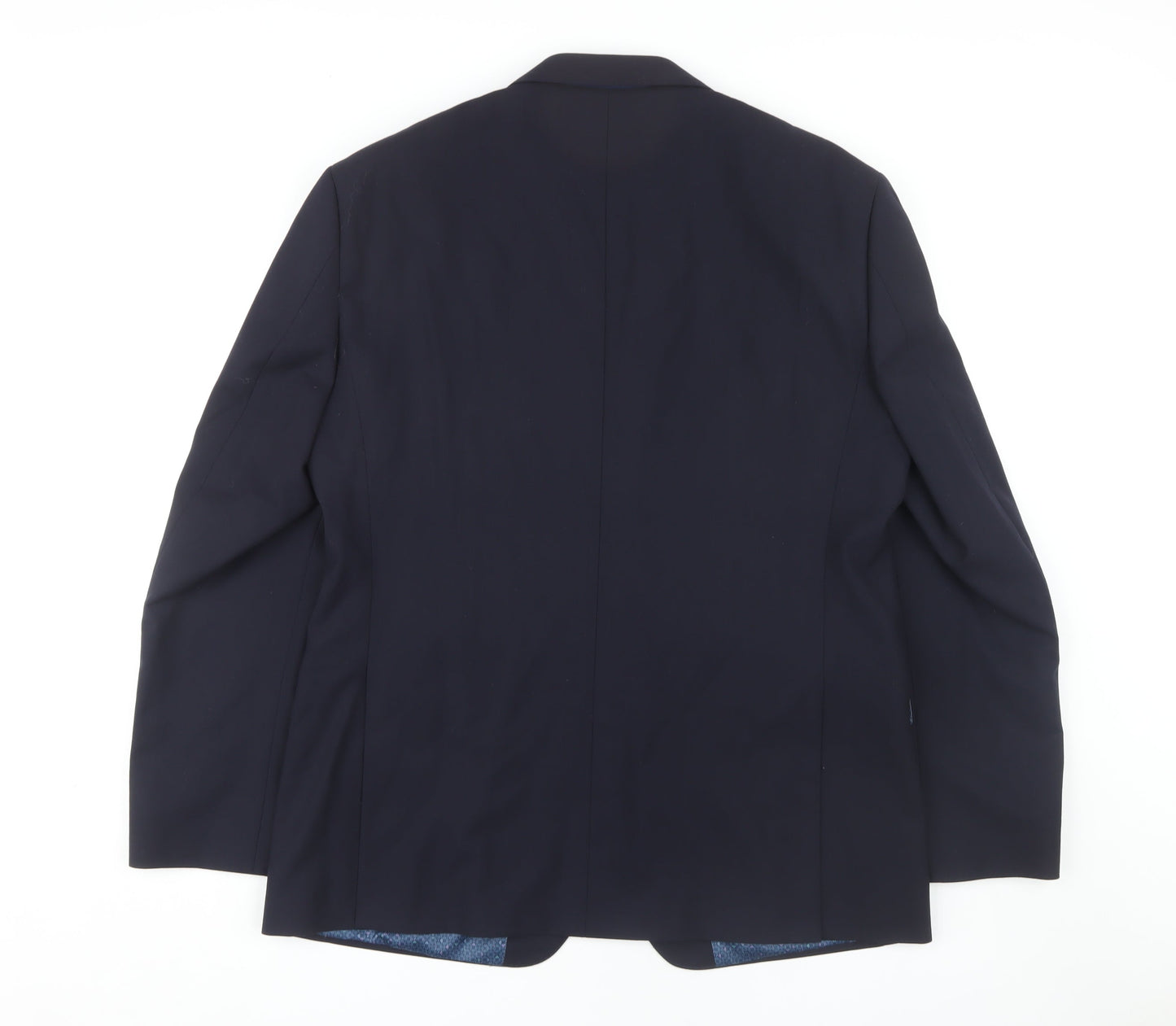 Mens UK Size 43 T.M.Lewin Regular Blue Suit Jacket