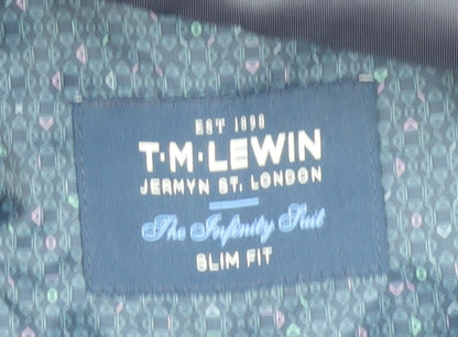 Mens UK Size 43 T.M.Lewin Regular Blue Suit Jacket