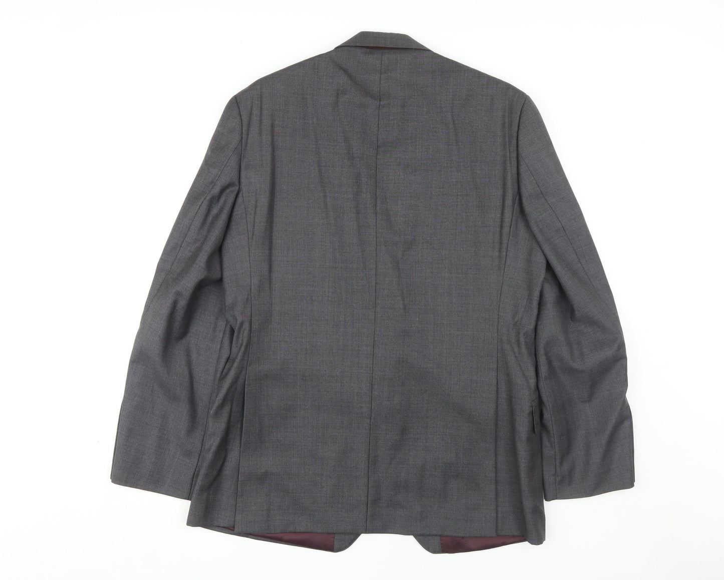 Austin Reed Men's Grey Wool Blazer 42R, Formal Jacket