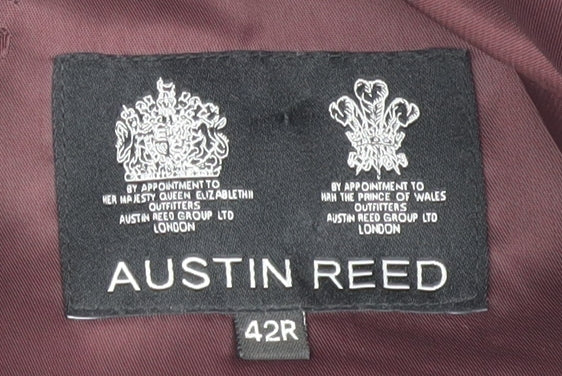 Austin Reed Men's Grey Wool Blazer 42R, Formal Jacket